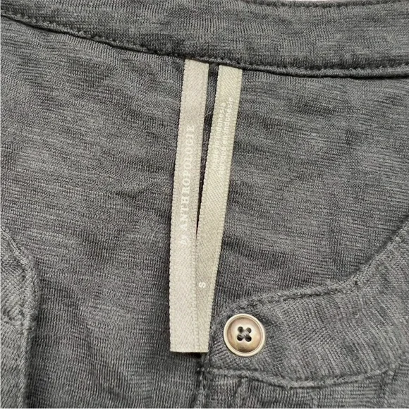 Anthropologie Henley Peplum Sleeveless Top Shirt Anthro boho - Picture 2 of 3